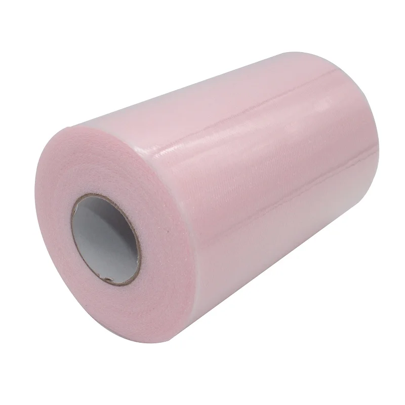 white pink 6 дюймов* 100 ярдов тюль рулон катушки ткань пачка DIY юбка подарок ремесло вечерние Лук Тюль рулоны Свадебная вечеринка украшения DIY Ткань для юбки-пачки - Цвет: white pink