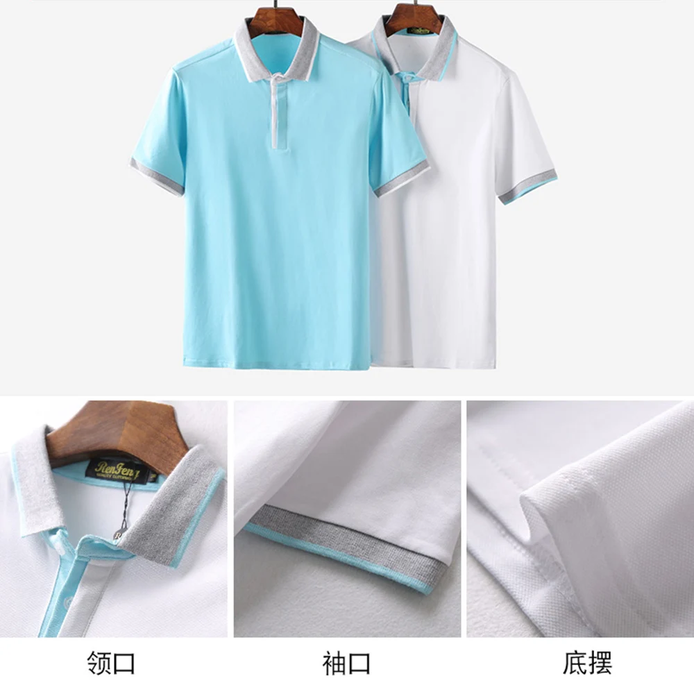 Мужская брендовая одежда поло для мужчины однотонная Camisa Polo t Masculina Polo рубашка умная повседневная мужская футболка Топы Хлопок Slim Fit