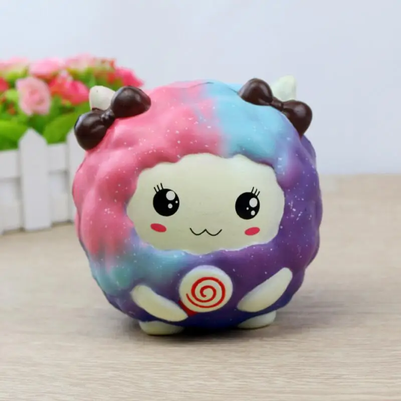 Ливе Kawaii милые смолы медленная Восходящая звезда Цвет овец Дизайн мягкие игрушки