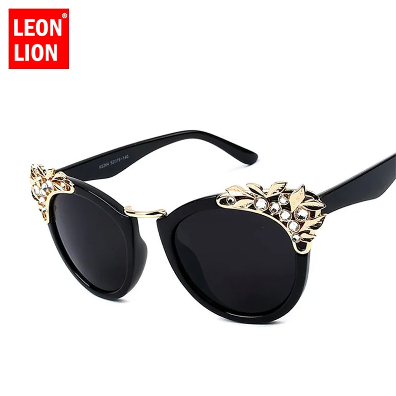

LeonLion 2021 Luxury Rhinestone Sunglasses Women Vintage Cat Eye Driving Sun Glasses For Men Photochromic Oculos Feminino