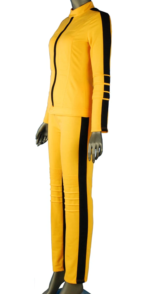 Женский желтый костюм Kill Bill невесты на Хэллоуин для взрослых|cosplay costume|halloween