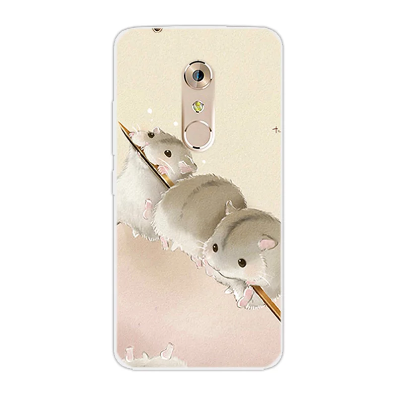 for ZTE Axon 7 5.5inch Bizarre Back Cover Soft Silicon Case Transparent TPU Shell Coque Axon7 Protective Capa |