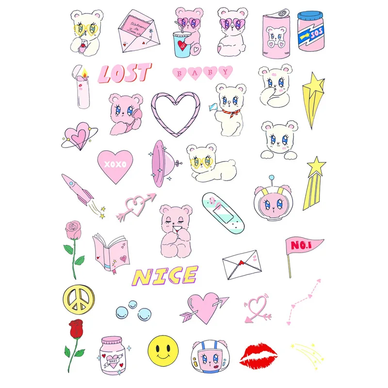 2 шт. Kawaii Свадебные пары Красное сердце любовь DIY деко Скрапбукинг пуля журнал Канцелярские Стикеры s планировщик бумажный дневник стикер - Цвет: sz02613