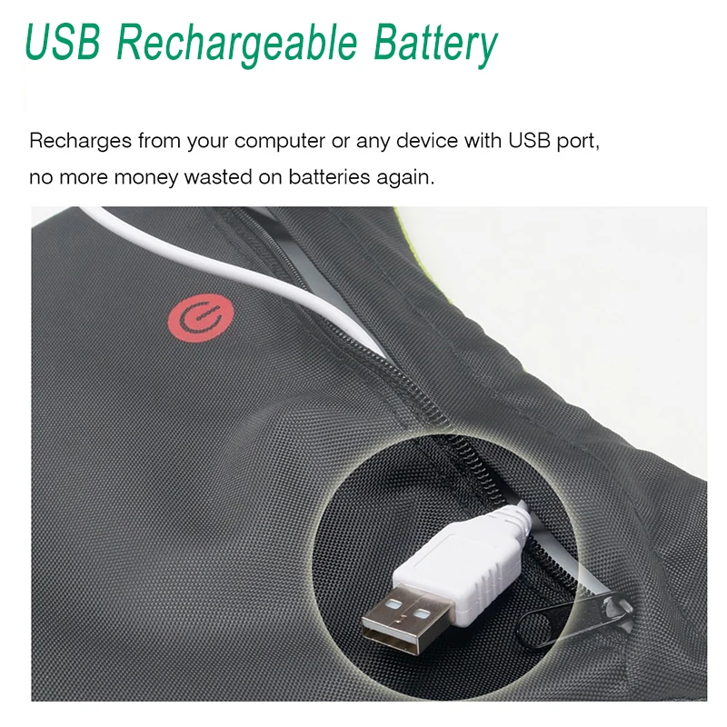 Светодиодный Безопасный Жилет для бега с поворотным сигналом велосипеда