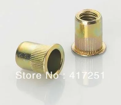 

Lot50 Flat Head Metric Steel M8 Blind Insert Rivet Nut Rivnut
