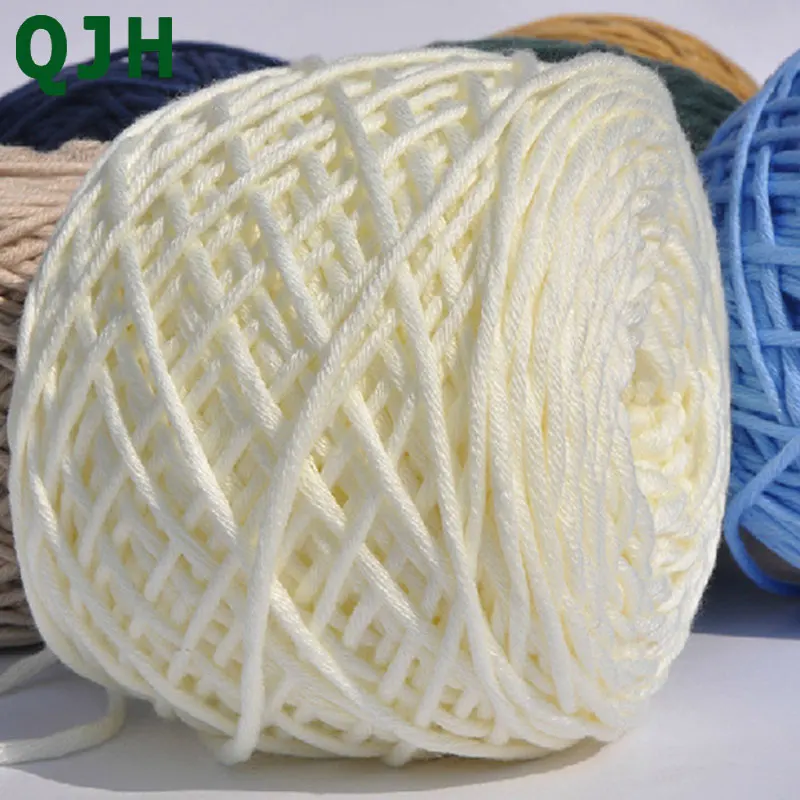 200 г/шт. 100% хлопок шарф пальто свитер ручная вязка грубая пряжа шерстяная тканая