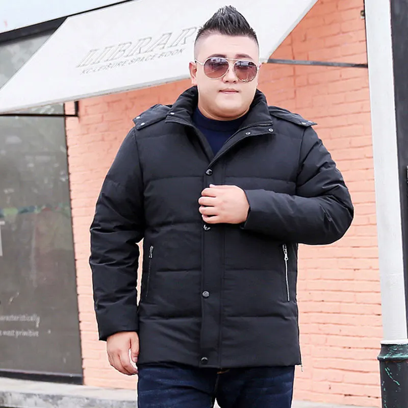 Куртка мужская зимняя с капюшоном теплая парка модная повседневная длинная