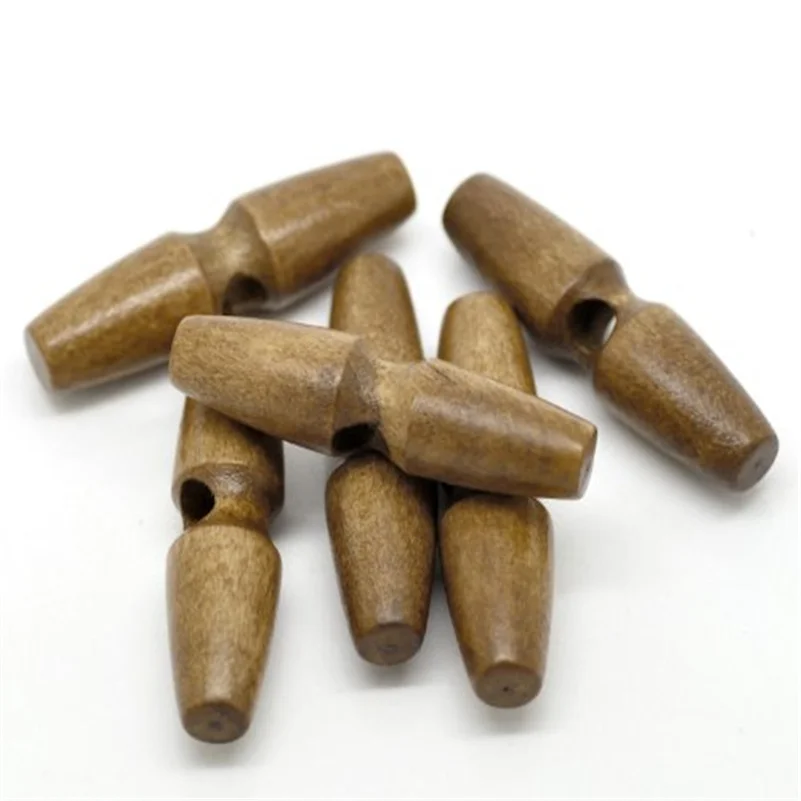 10 кофейных деревянных тогл 1 кнопка отверстия для шитья поделок ювелирных