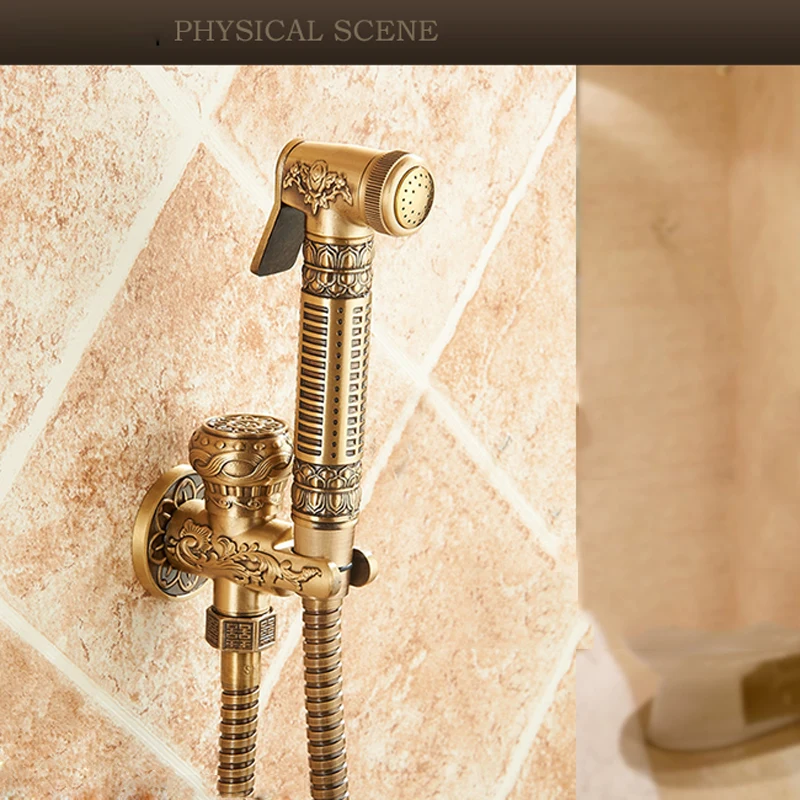 Uythner Новое поступление античный латунный Смеситель для ванной комнаты биде