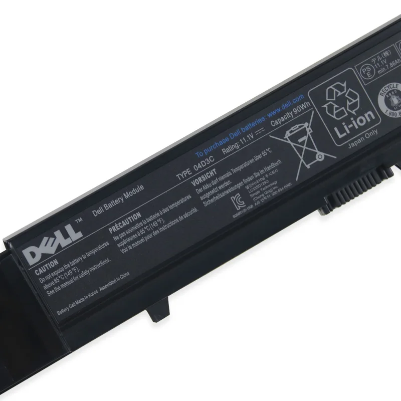 Оригинальный аккумулятор для ноутбука DELL Vostro 3400 3500 3600 3700 04D3C 9 ядер|Аккумуляторы