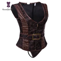 shoulder straps korset women corsets bustiers overbust top corsage corselet steel boned waist training corset size s to xxl