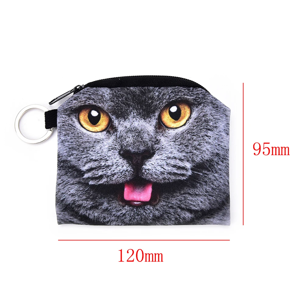 

New Pu Leather Cat Coin Purse Cute Kids Cartoon Wallet Kawaii Bag Coin Pouch Children Purse Holder Women Coin Wallet