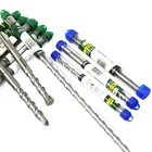 Электрическая дрель LAOA, 1 шт., два контакта, два слота, квадратныйкруглый Ударный Молоток, сверло для сверления стен, бетона