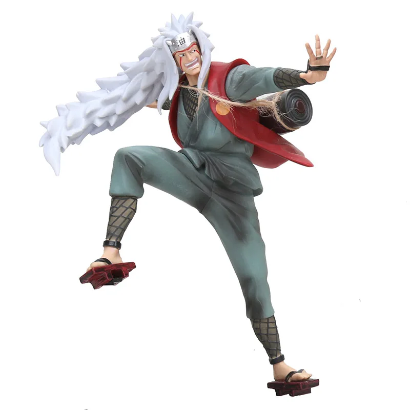 1746 23cm Jiraiya op Героя аниме «Наруто Ураганные Хроники Наруто Узумаки Gals Хьюга Хината Джирайя Харуно фигурка героя аниме «Наруто PVC Фигурки Игрушка Коллекционная модель куклы - Цвет: 1746 23cm Jiraiya op