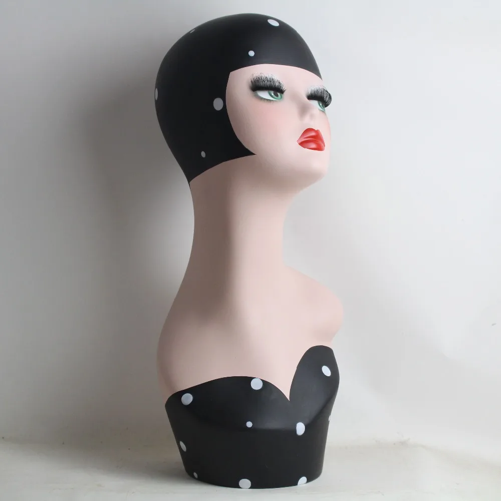 Витрина для сережек манекена в винтажном стиле с макияжем|mannequin head vintage|display mannequin