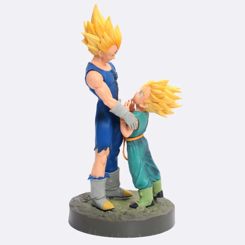 23 см Dragon Ball Z Super Ultimate Soldiers The Movie Broly фигурка ПВХ фигурка Коллекционная модель игрушки куклы - Цвет: Vegeta Trunks no box