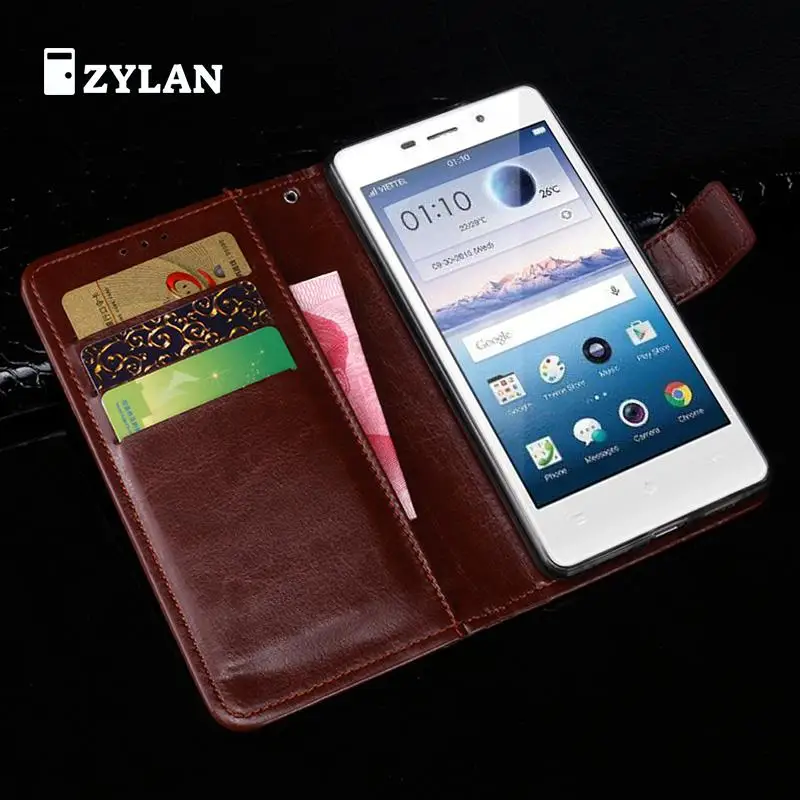 ZYLAN для Oppo Joy 3 чехол цвета Высокое качество Бизнес Кошелек защитный кожаный флип