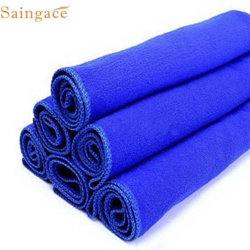 Новое практичное полотенце для чистки из мягкой микрофибры 30*30 см автомойка