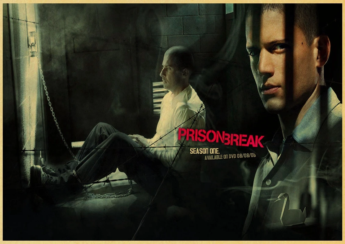 B039 Prison Break Wentworth Miller Доминик Пёрселл винтажный бумажный плакат настенная живопись украшение дома 42X30 см 30X21 см - Цвет: B039