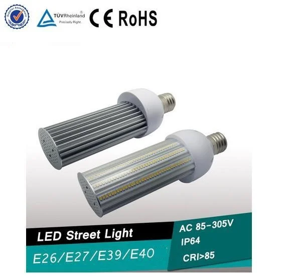 25 Вт 35 Вт 45 Вт 55 Вт E27/E40 уличный свет Светодиодная E26 E39 LED света стоянки 130LM/W Гарантия 3 года