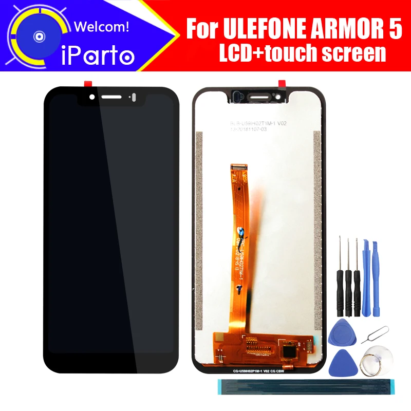 5 85 дюймов ULEFONE ARMOR ЖК дисплей + кодирующий преобразователь сенсорного экрана в