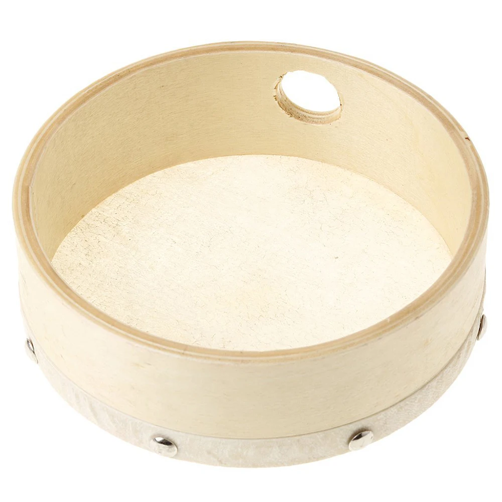 MSOR-Tambourine Natural Skin Without Jingles Percussion Instrument Musical Toy Baby Bebe - 6 Inches | Спорт и развлечения
