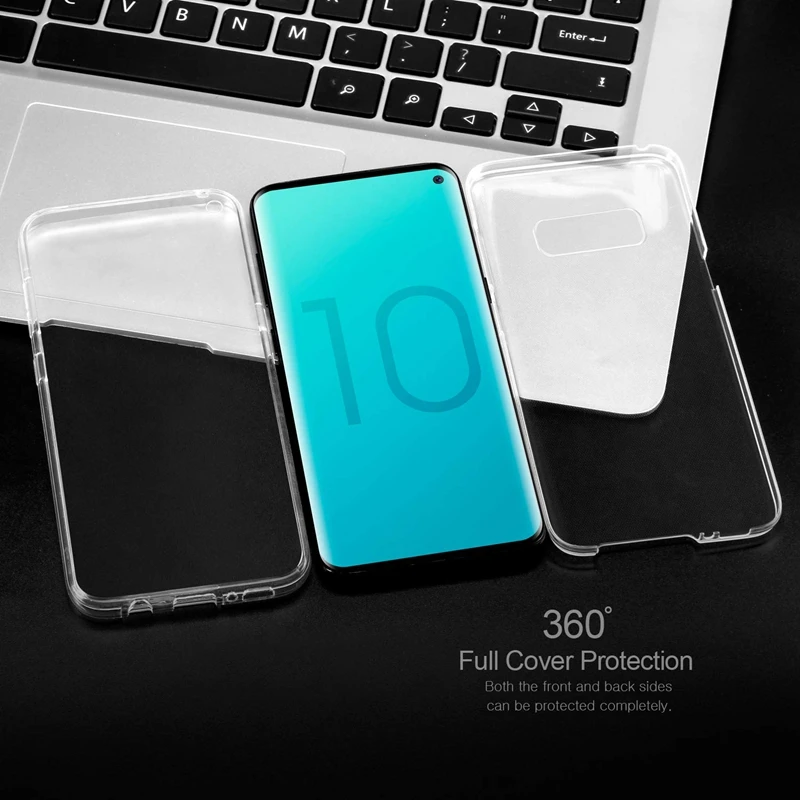 Передний и задний мягкий прозрачный чехол для Honor 10 Lite Huawei P Smart 2019 P20 P30 Pro Mate 20 P9 P8 2017