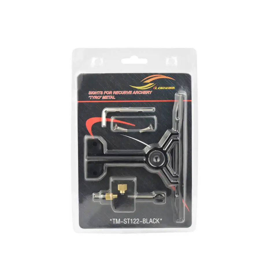 

13x14.5x8cm Archery Recurve Bow Sight Scope Sight Pin 1.0/0.75/0.5 Aluminum Sight Hunting Arrow Shooting Adjustable Stability