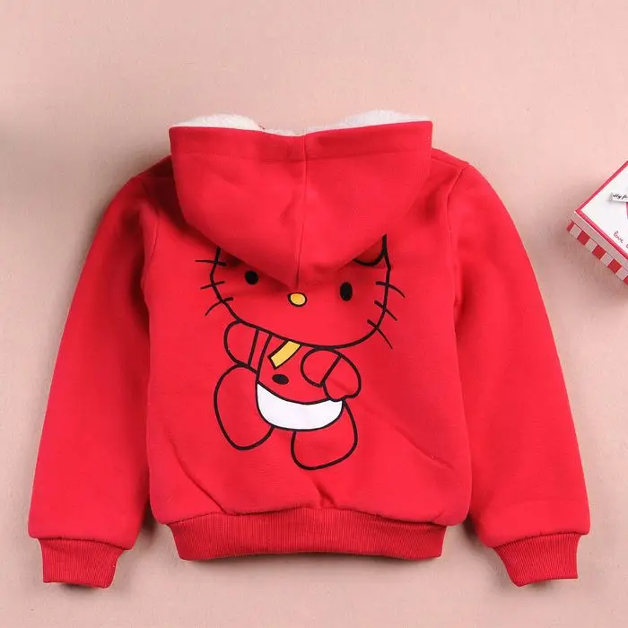 SFT-067 Sengfei Hello kitty зимнее пальто для маленьких девочек Зимняя одежда толстые кашемировые пальто