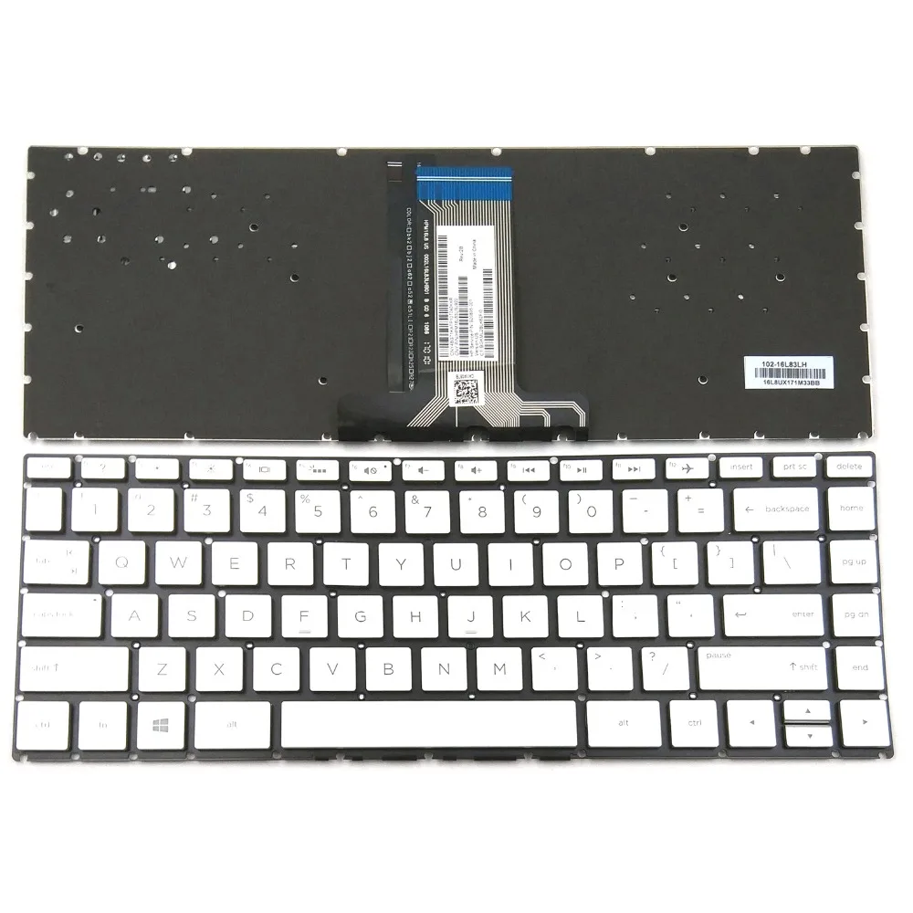 Новая клавиатура для ноутбука HP Envy 14 J J000 J100 J153CA J157CA серебристая с подсветкой