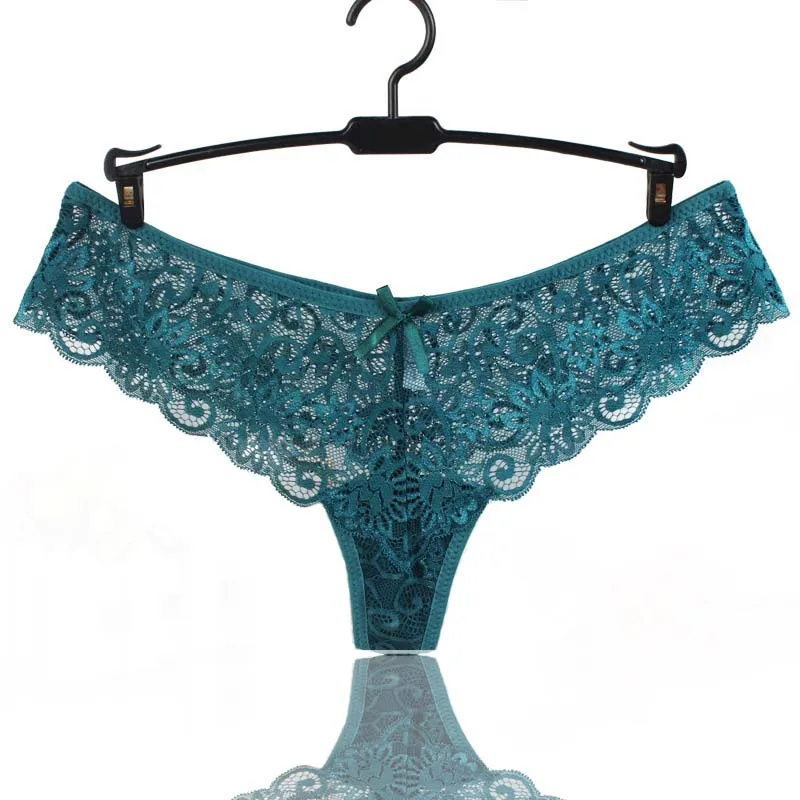 Panties Women Lace Sexy Thongs and G String Big Size Briefs Lingerie Low Waist Cotton Crotch Woman Panty T Back Underwear Female |