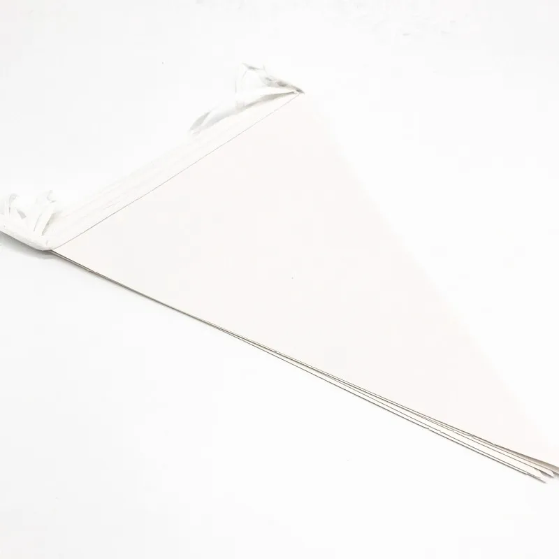 10PCS/LOT WHITE PARTY BANNERS PLAIN COLOR BIRTHDAY SUPPLIES BABY SHOWER THEME FLAGS PAPER | Дом и сад