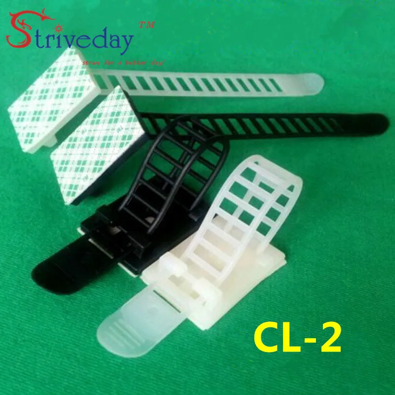 50 шт./пакет CL 2 регулируемые Кабельные зажимы соединитель кабеля крепления Защита