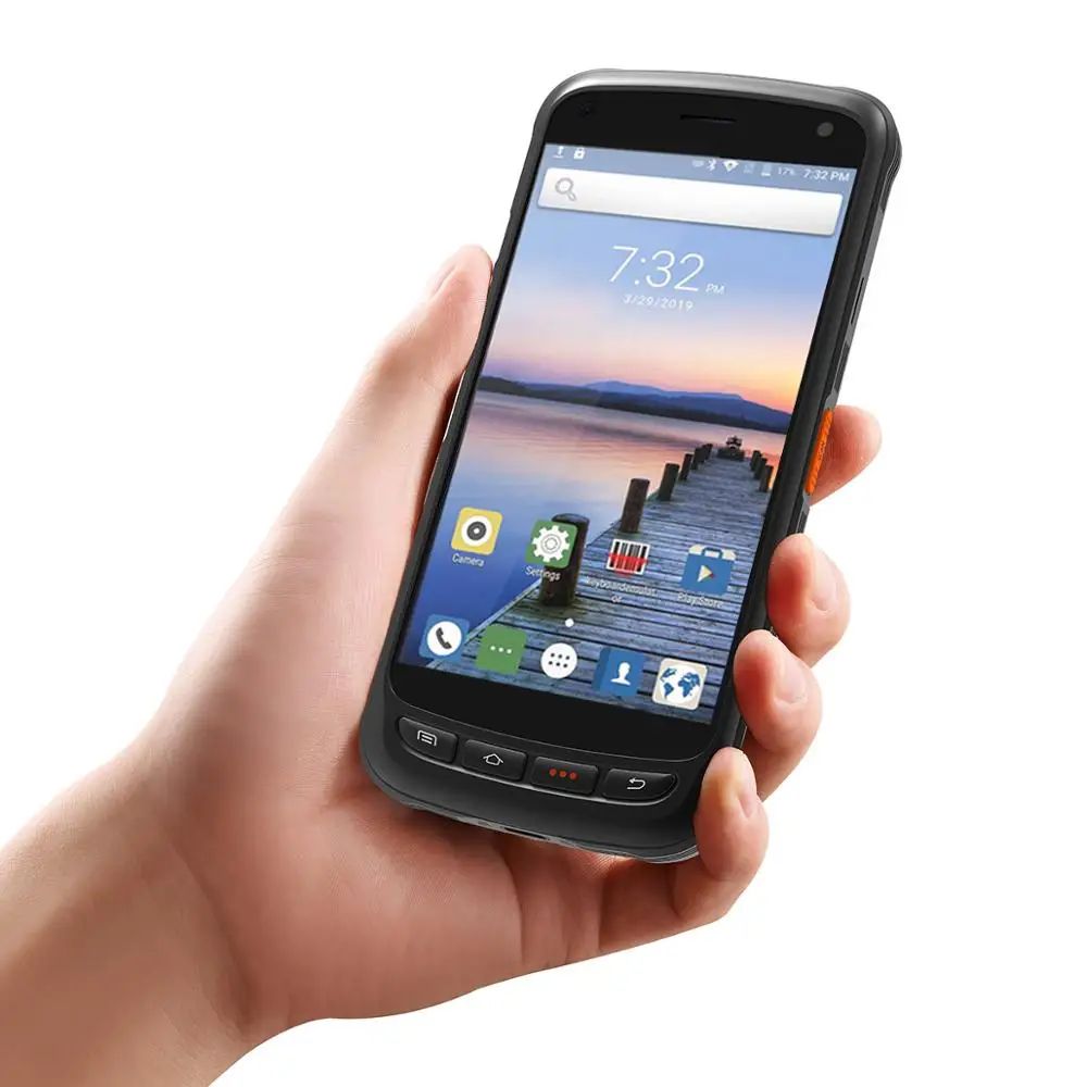 Прочный IP67 сборщик мобильных данных терминал 4G КПК на базе Android 1D 2D сканер штрих