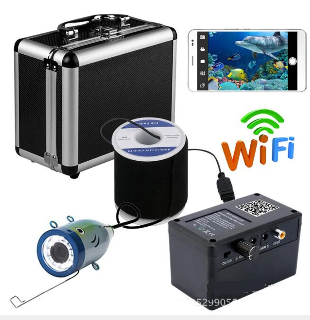 Продажа 7-дюймовая подводная рыболовная камера 1000TVL с WIFI