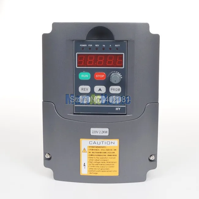 Новый 4.0kw 5HP 220V 18A обычный VFD инвертор с переменной частотой для шпинделя двигателя