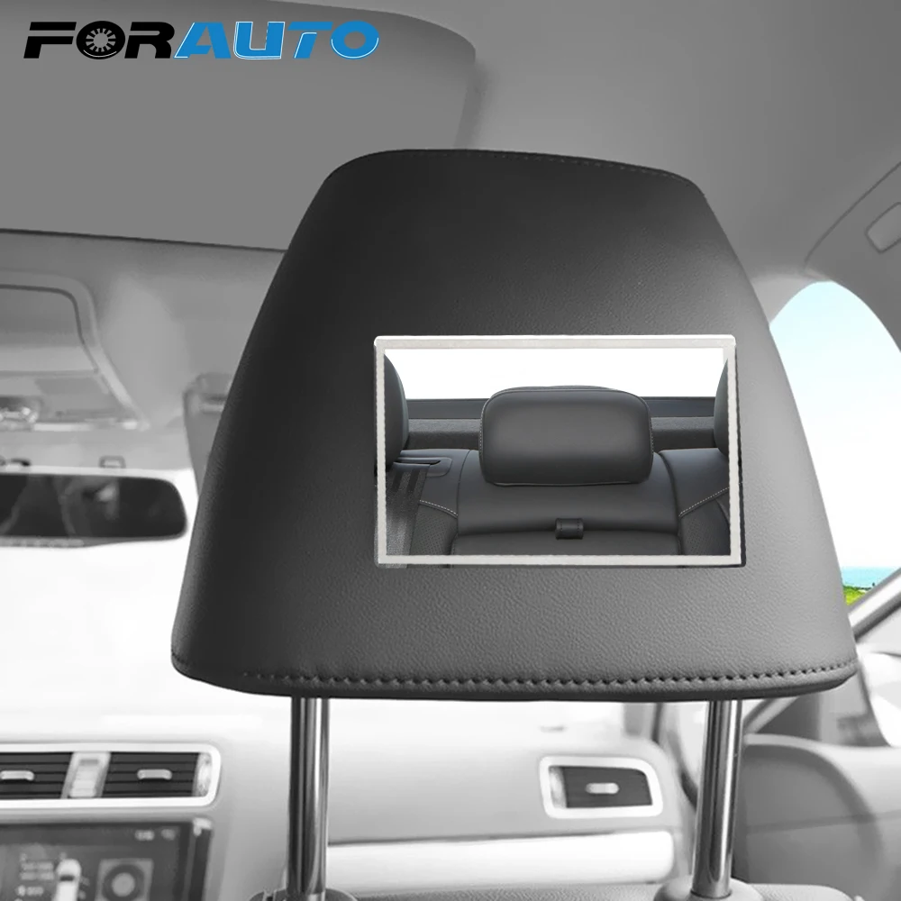 FORAUTO Car Interior Mirror Stainless Steel Auto Sun-Shading Visor HD Mirrors Universal Car-styling Portable Makeup | Автомобили и