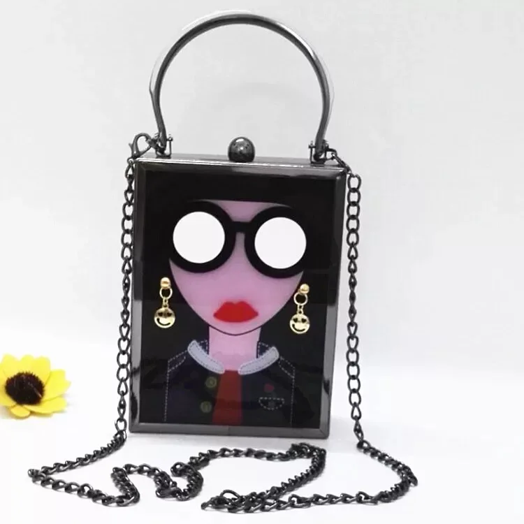 Модная сумка в коробке с героями мультфильмов женская сумочка мессенджер