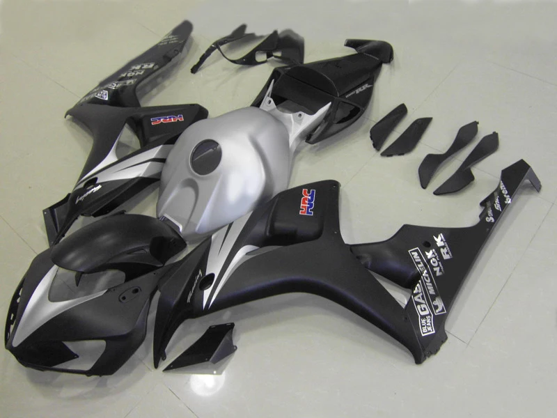 Набор обтекателей для мотоцикла CBR1000RR 06 07 CBR1000 2006 2007 CBR 10000 RR серебристо черный
