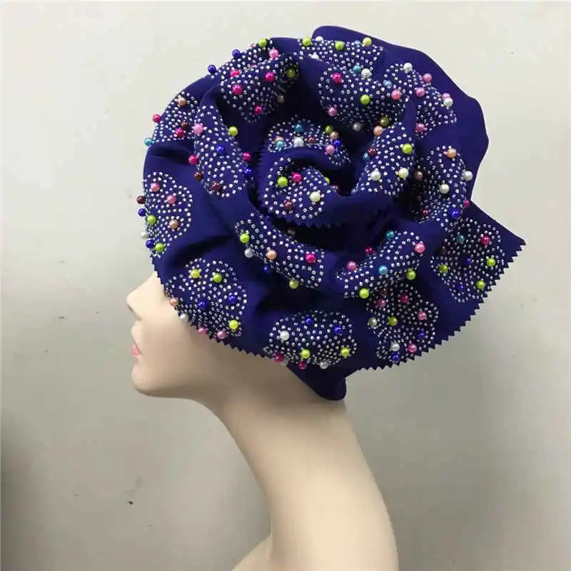 Нигерийская желтая турбина для женщин африканская Aso Oke Auto Gele африканских шляп