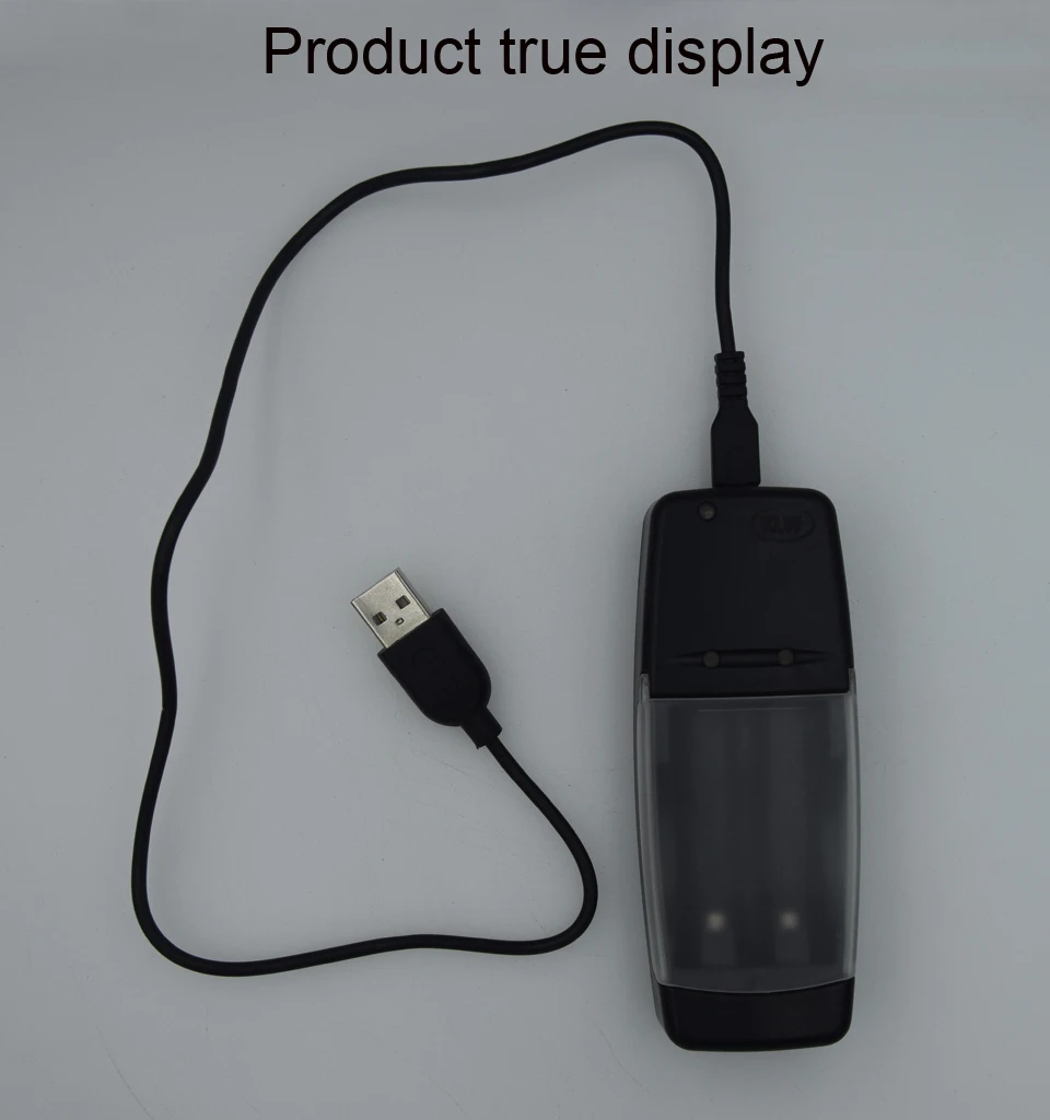 Умное зарядное устройство USB с 2 слотами для аккумуляторов 1,6 в NI-ZN AA AAA LiFePo4 14500 10440 наконечник интеллектуальное зарядное устройство