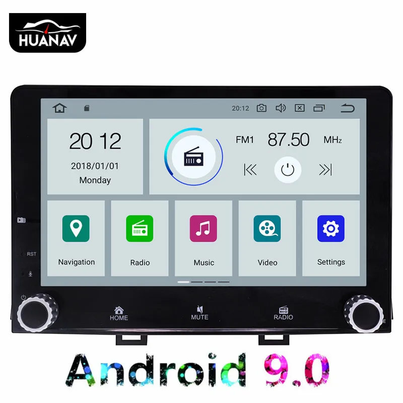 Android 9 0 PX5 автомобиля gps навигации Мультимедиа пригодный для KIA RIO 2017 2018 dvd плеер