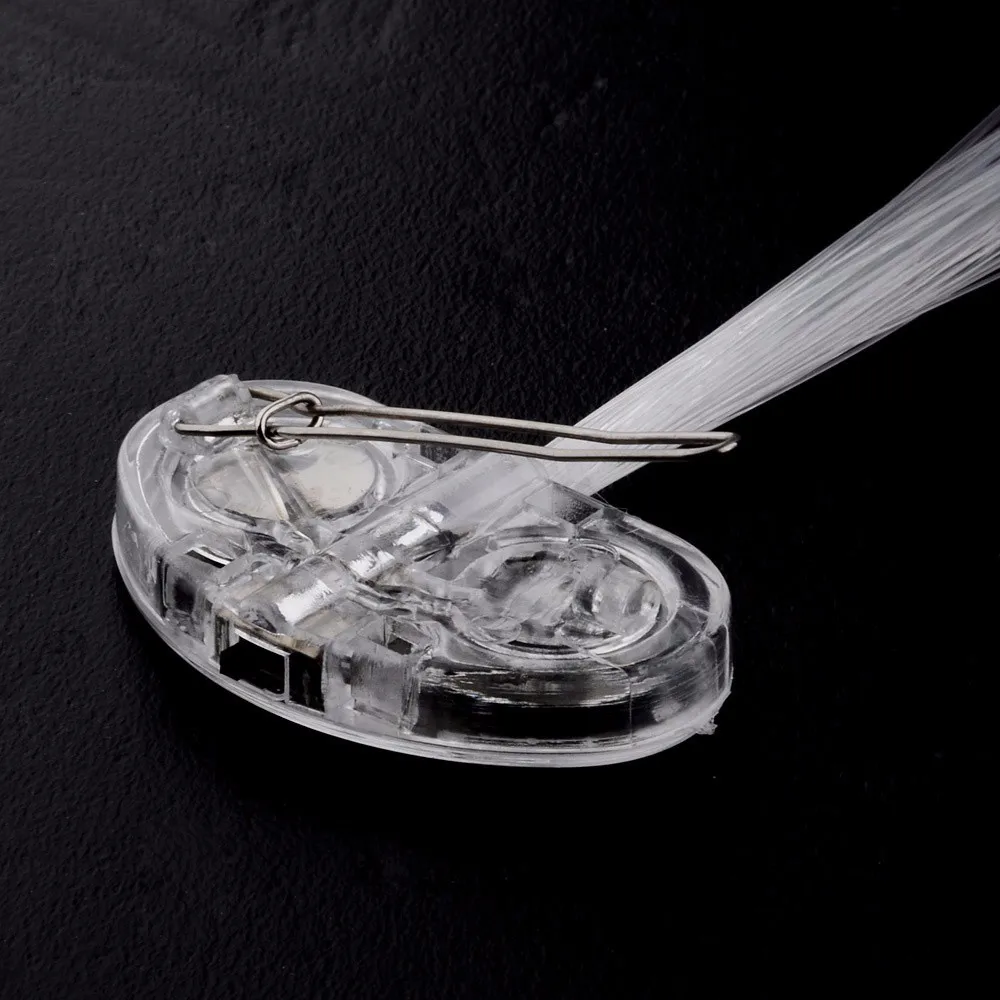 18 шт./лот цветные светодиодные парики светящаяся вспышка заколки для волос