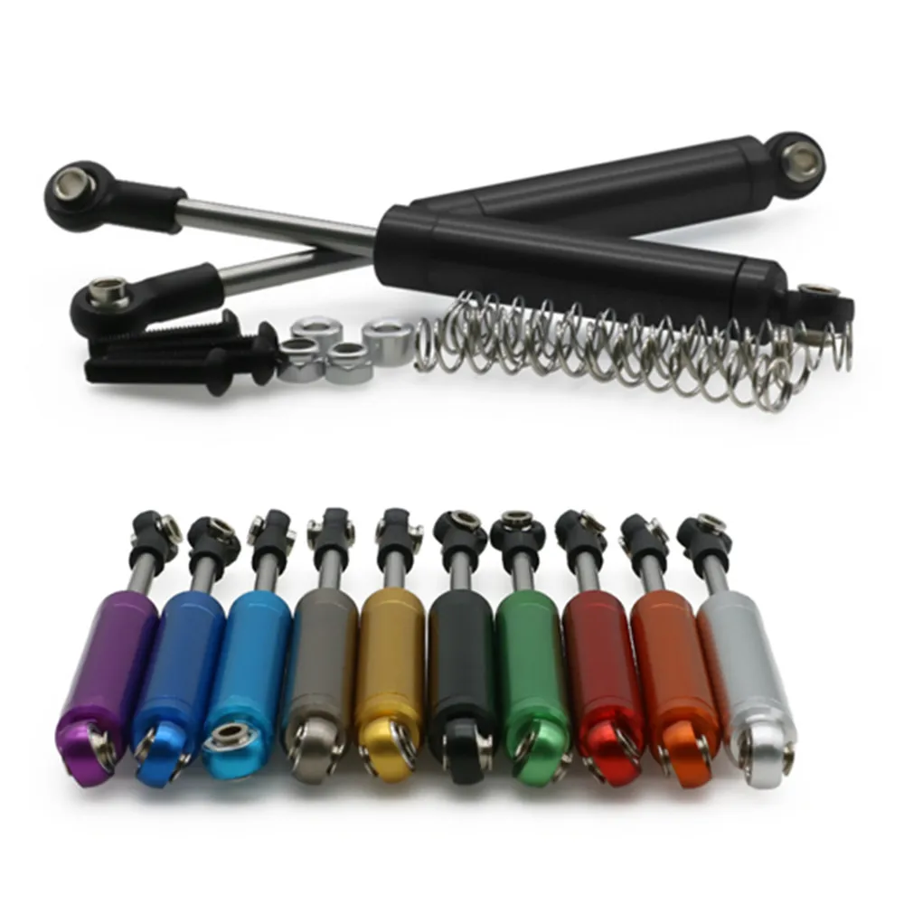 

2PCS Aluminum Internal Spring Shock Absorber Damper with more springs for rc hobby model car 1:10 HPI Venture FJ Cruiser crawler