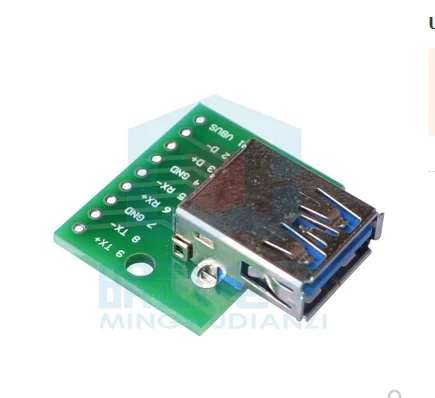 5 шт./лот USB Мужской разъем/Мини MICRO USB для DIP адаптер 2,54 мм 5pin Женский Разъем b Тип USB2.0 Женский PCB конвертер
