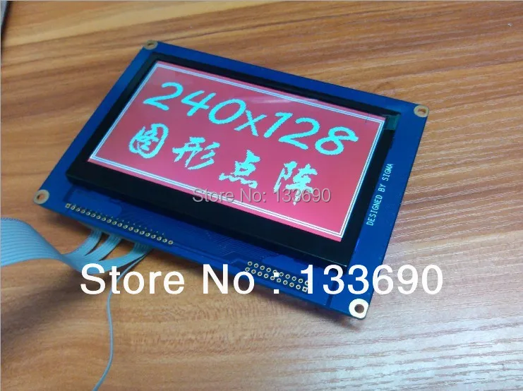 1 шт. модуль ЖК дисплея 8080x240 8 бит 128 параллельный порт T6963 TFT промышленного класса *