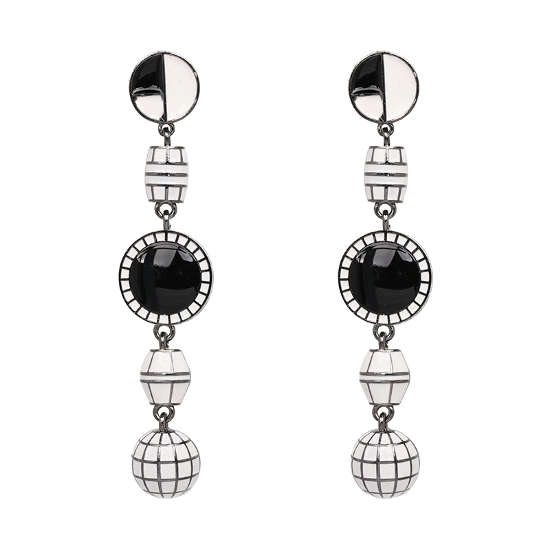 JUJIA, Boho серьги,, много цветов, массивное ювелирное изделие, очаровательные длинные висячие серьги-капли для женщин, Brincos