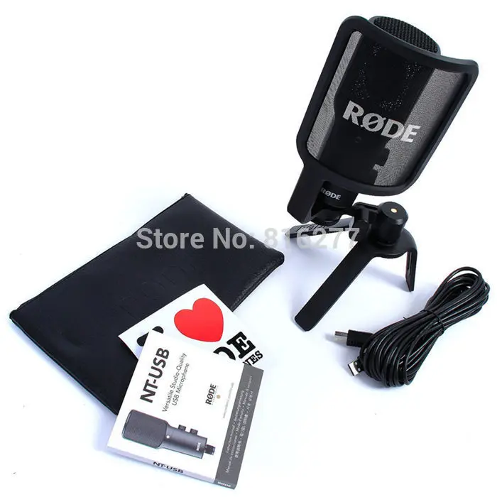 Оригинальный NT USB professional конденсаторный Запись микрофон Компьютерный Поддержка