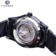 Forsining Silver Dragon Skeleton Automatic Mechanical Men Wrist Watch Full Stainless Steel Strap Clock Waterproof Men's watches Other Image