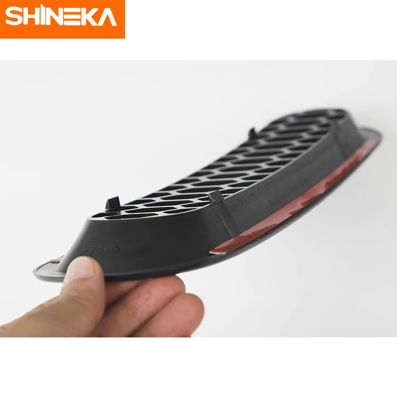 SHINEKA гоночные грили для Jeep Wrangler JK 2007 2017 сотовые Передние решетки сетки решетка